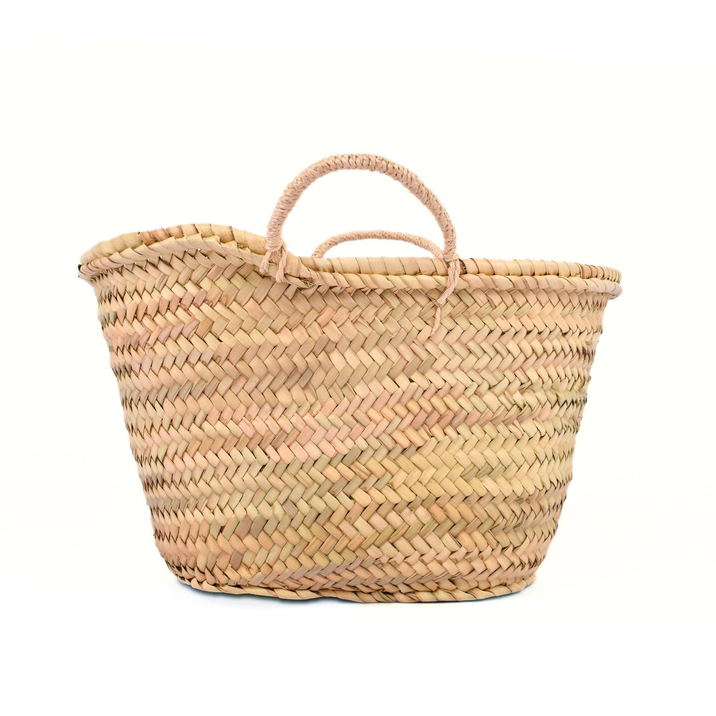 Medium Personalized Straw Tote