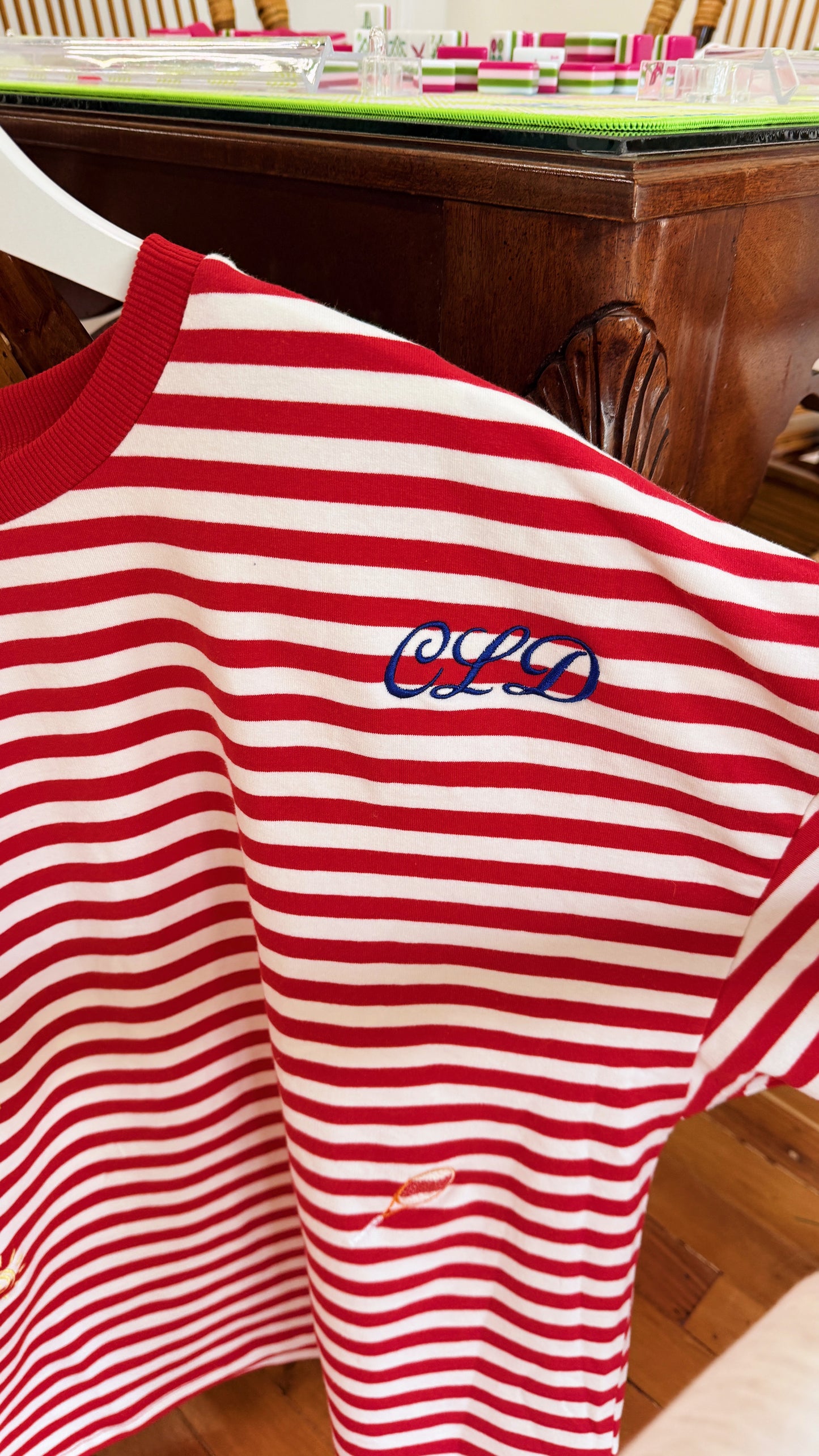 Oversized Long Sleeve Top in Red