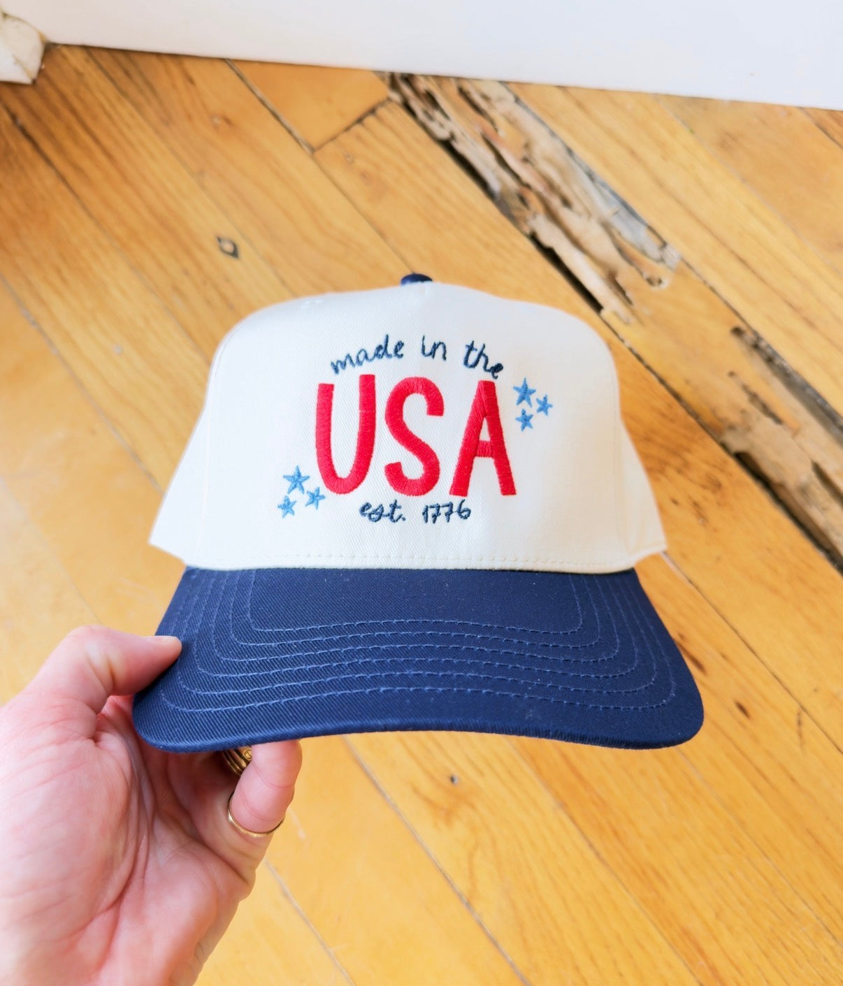 Made in The USA Embroidered Hat