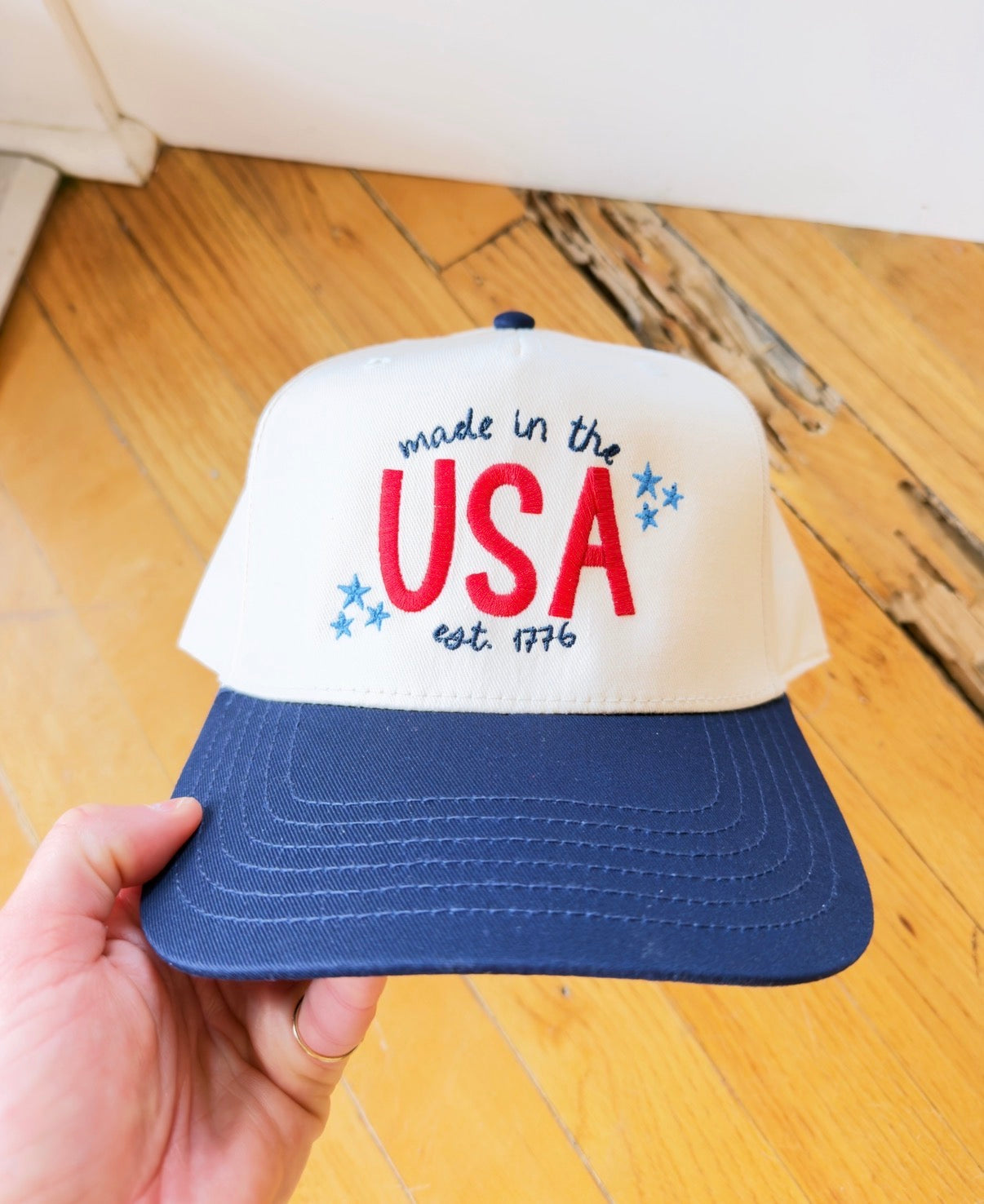 Made in The USA Embroidered Hat