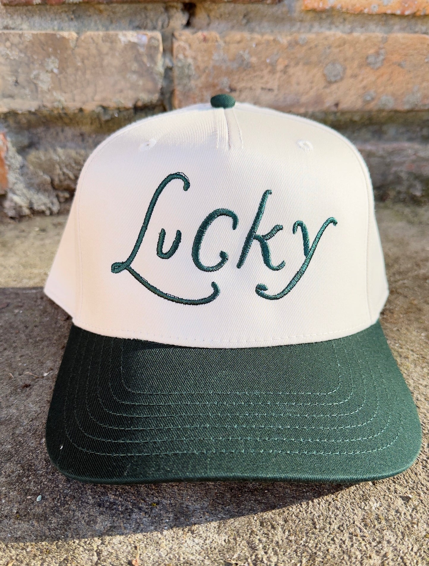 Lucky Embroidered Hat