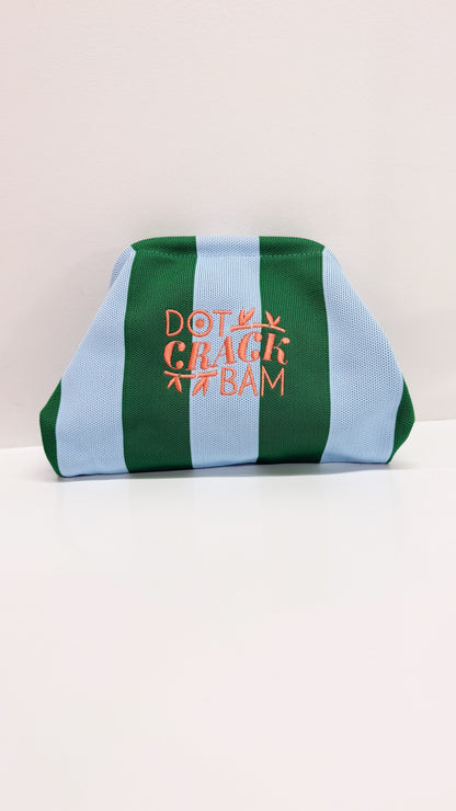 Dot Crack Bam Mahjong Tile Pouch