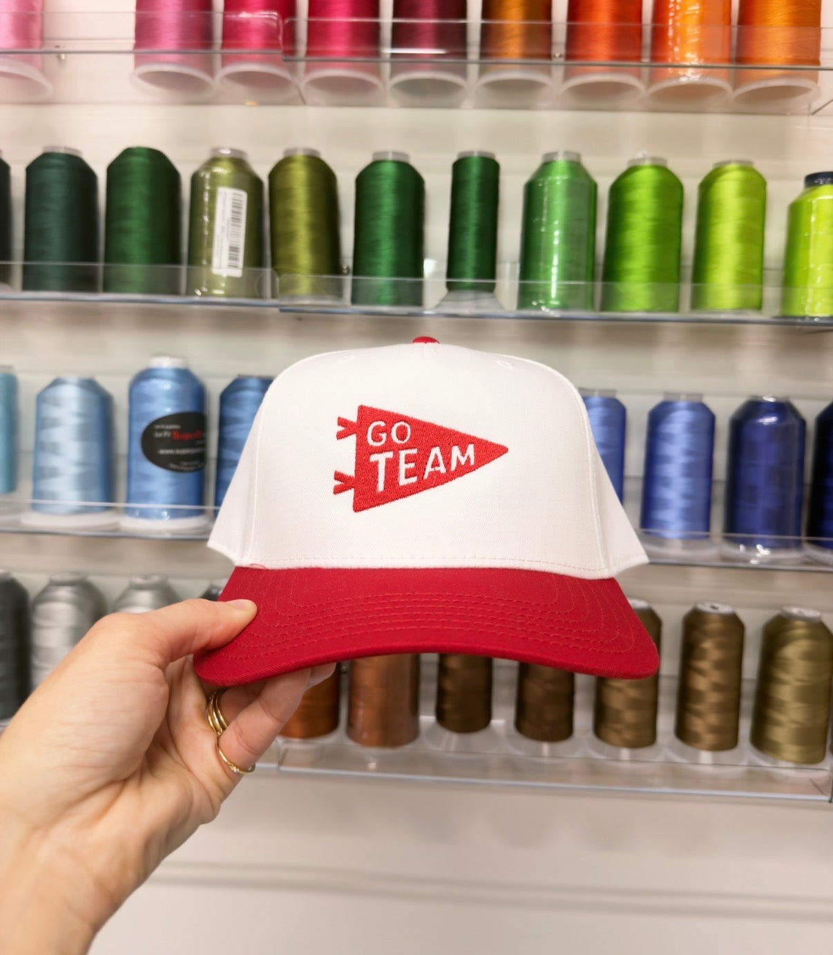 Go Team! Embroidered Hat
