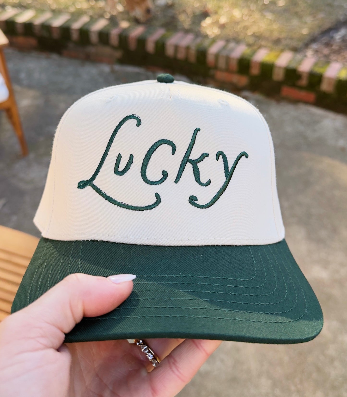 Lucky Embroidered Hat