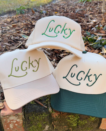 Lucky Embroidered Hat