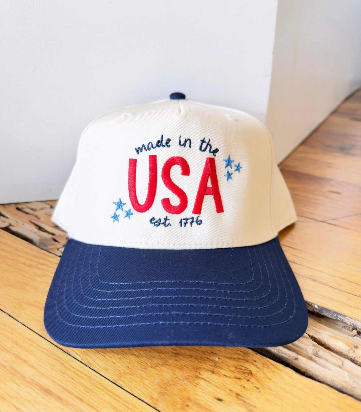 Made in The USA Embroidered Hat