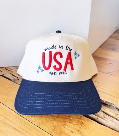 Made in The USA Embroidered Hat