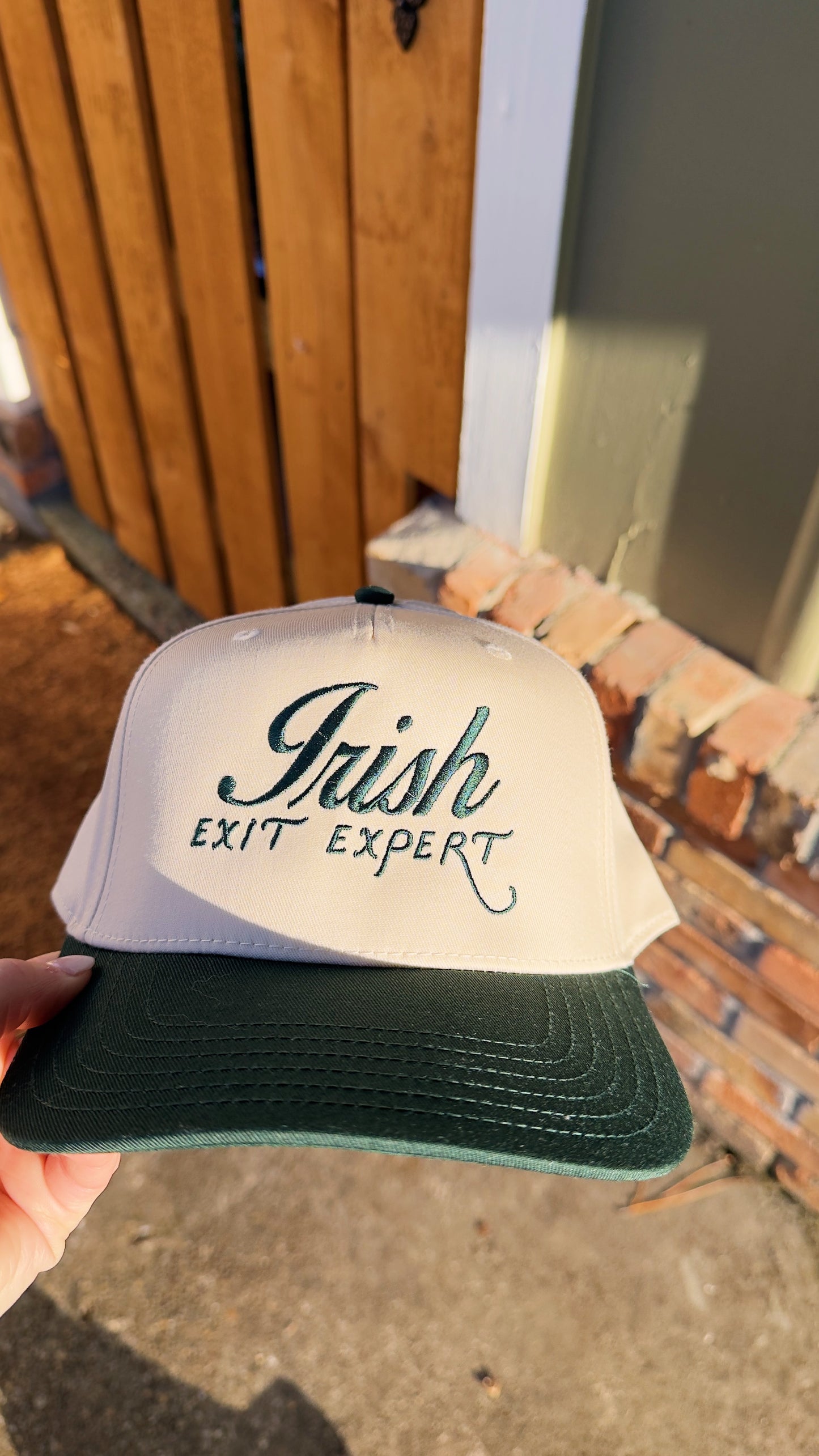 Irish Exit Expert Embroidered Hat