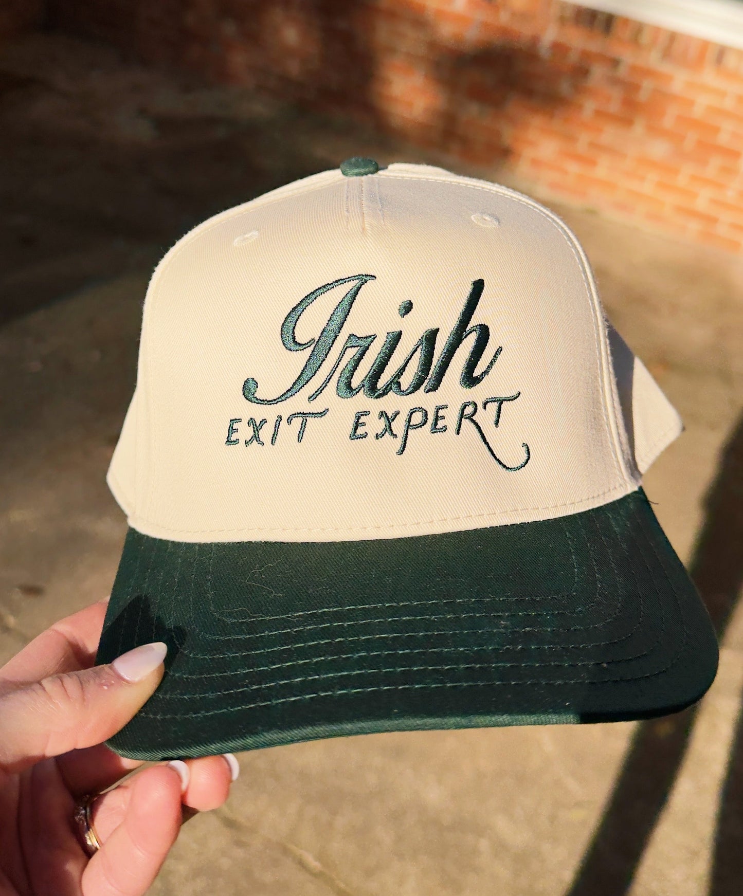 Irish Exit Expert Embroidered Hat