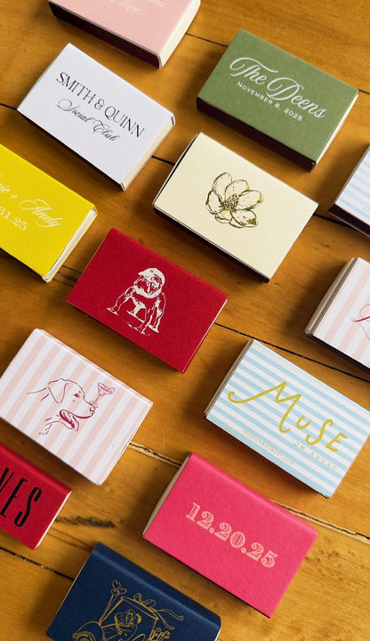 Whimsical Bouquet Matchboxes