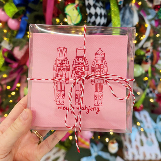 Merry Mahjong Cocktail Napkins