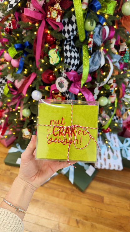 Nut CRAK er Season! Cocktail Napkins