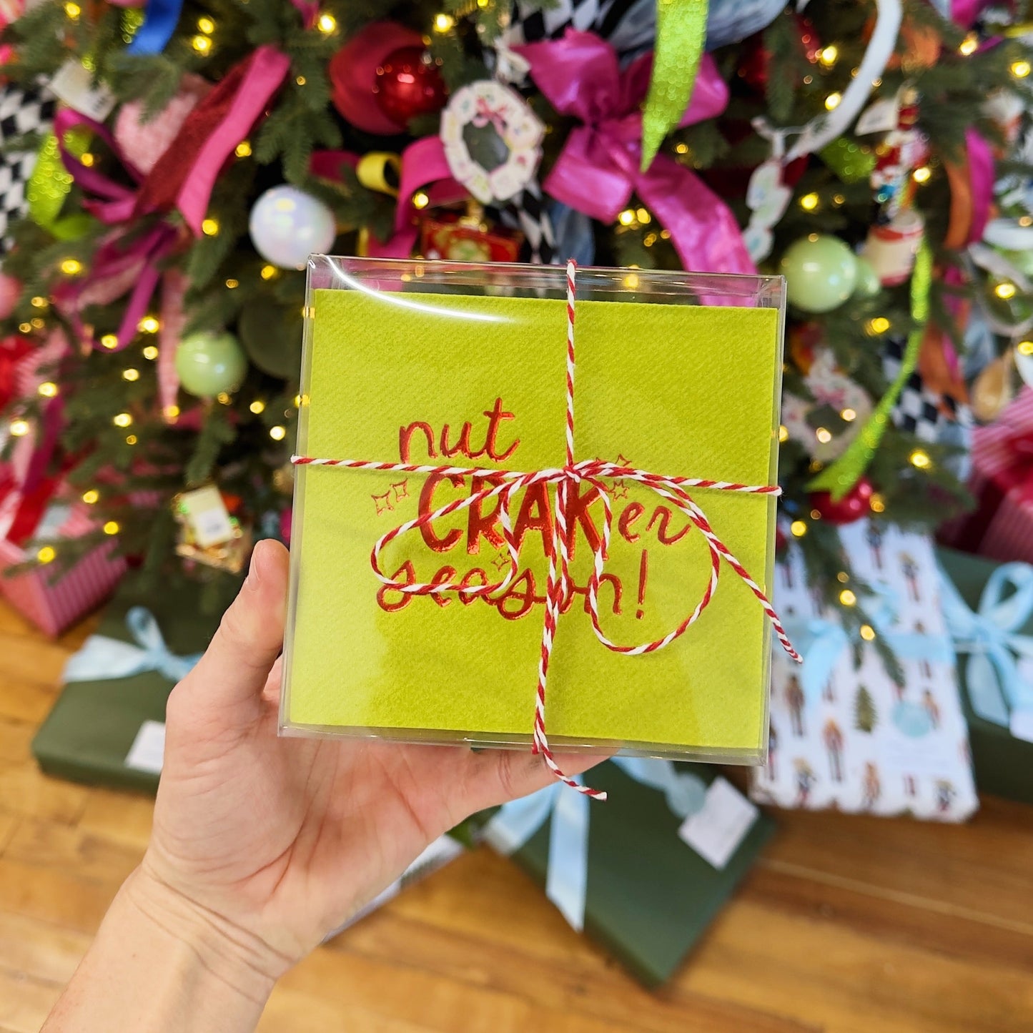 Nut CRAK er Season! Cocktail Napkins
