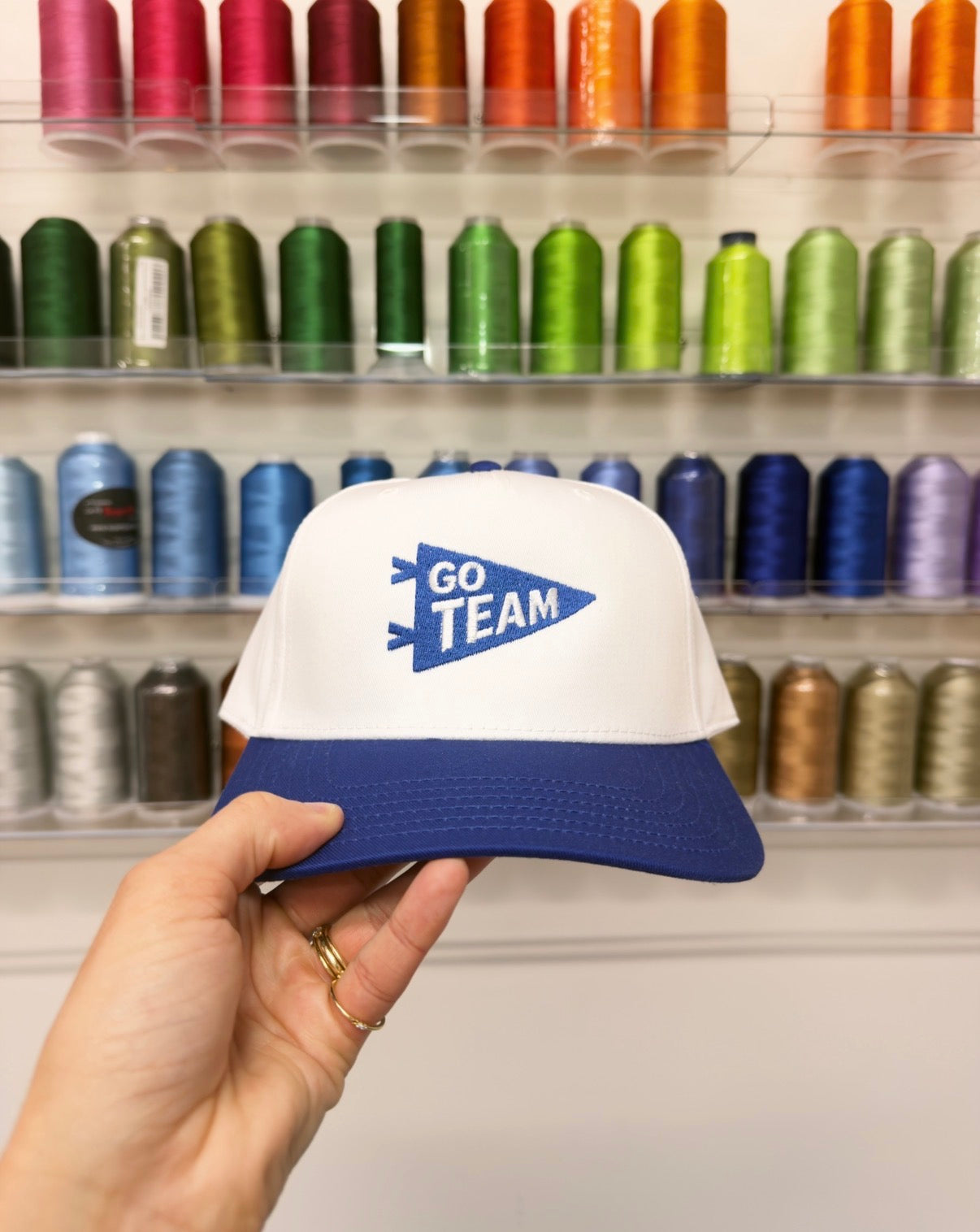 Go Team! Embroidered Hat