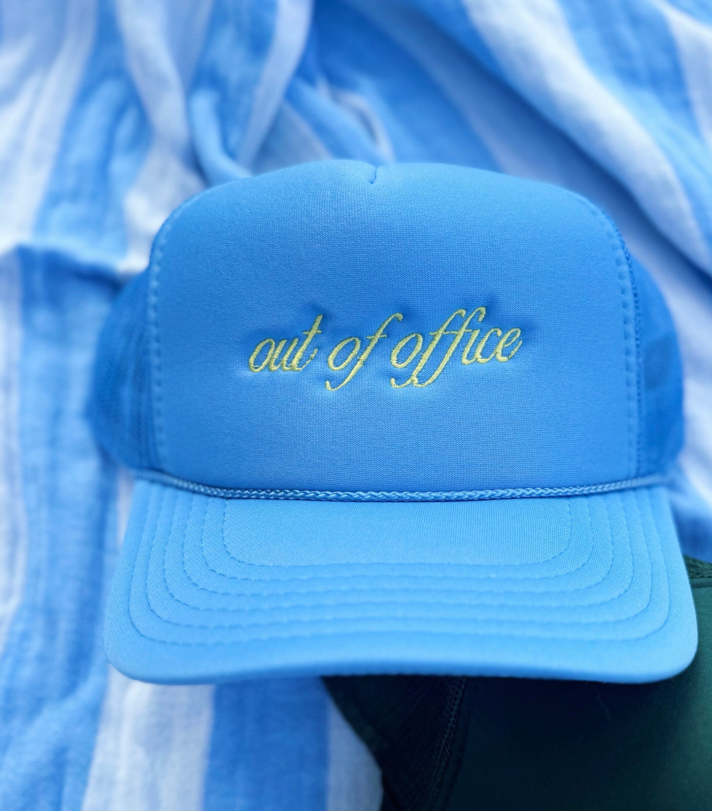 Out Of Office Embroidered Trucker Hat