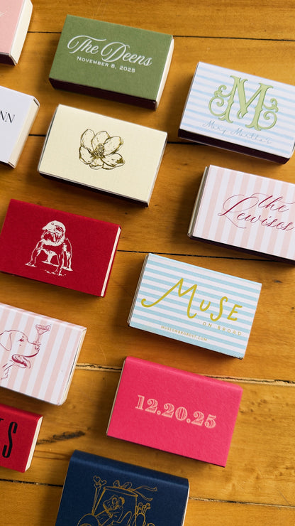 Monogram Matchboxes