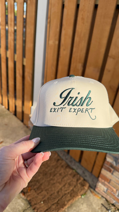 Irish Exit Expert Embroidered Hat