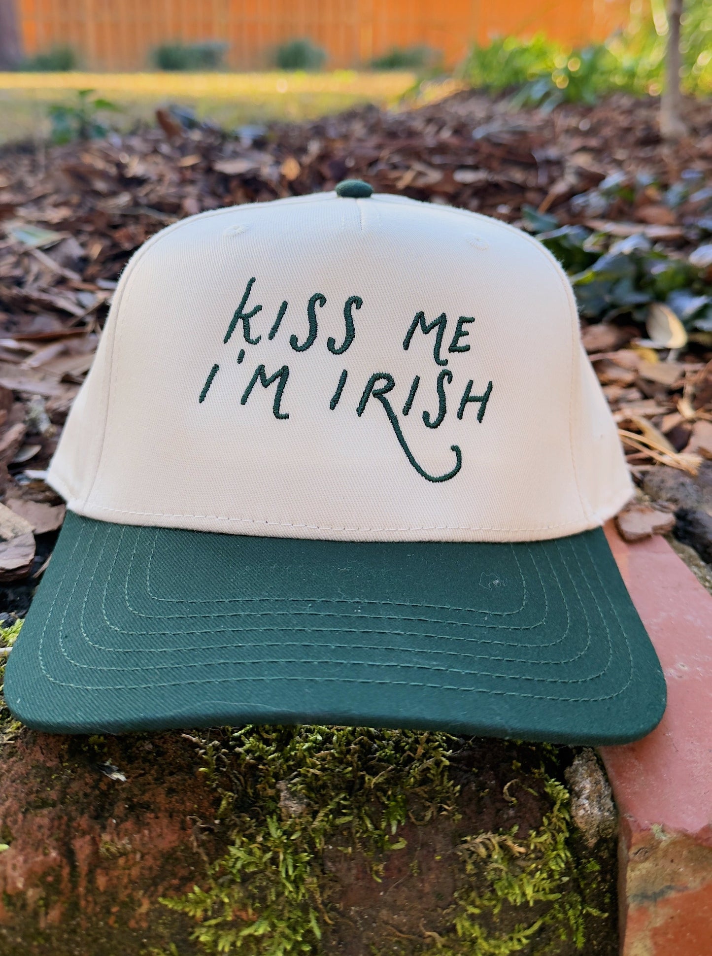 Kiss Me I’m Irish Embroidered Hat
