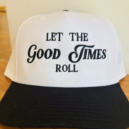 Let The Good Times Roll Canvas Trucker Hat