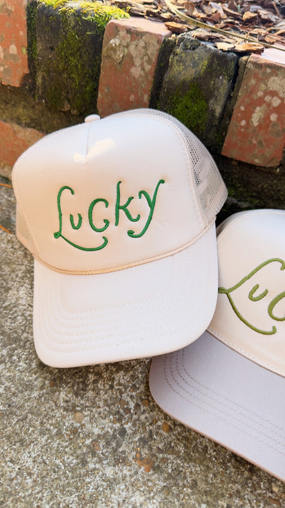 Lucky Embroidered Hat