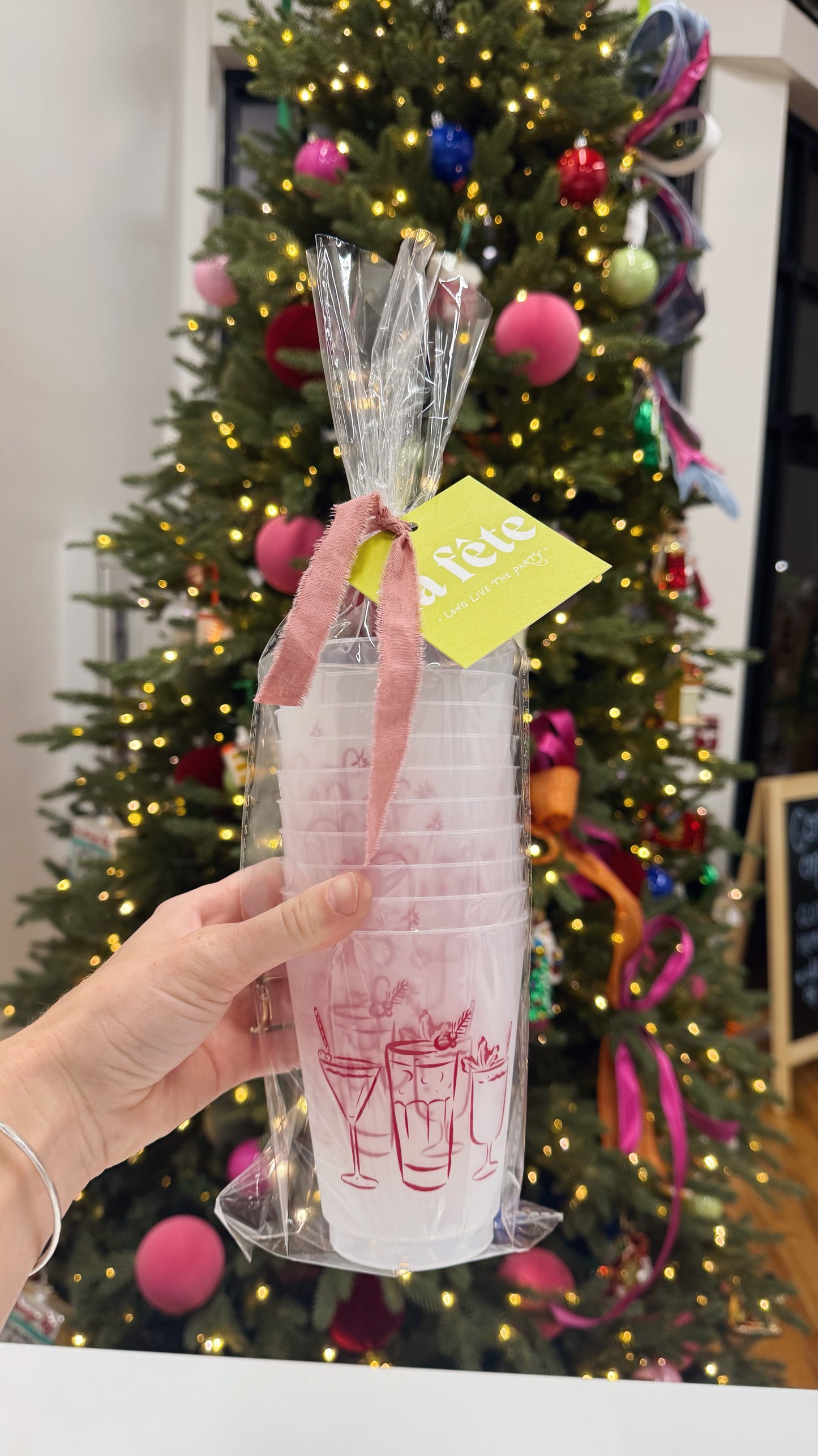 Cup of Cheer Frosted Cups