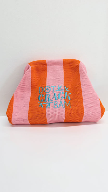 Dot Crack Bam Mahjong Tile Pouch