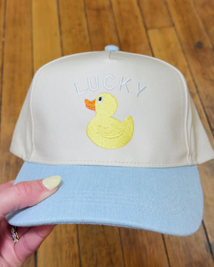 Lucky Duck Canvas Hat
