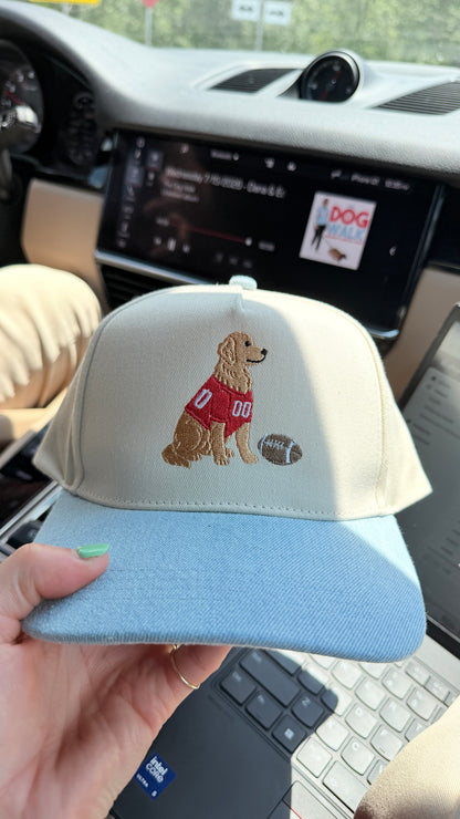 Golden Retriever Canvas Hat