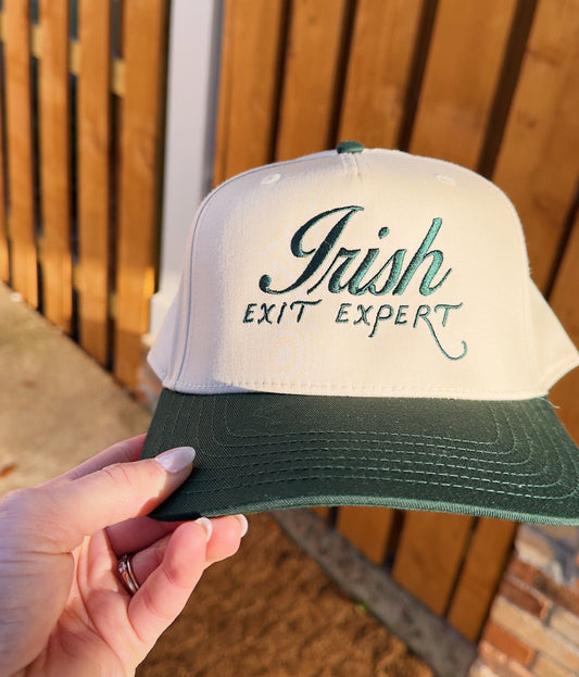 Irish Exit Expert Embroidered Hat