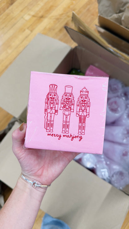 Merry Mahjong Cocktail Napkins