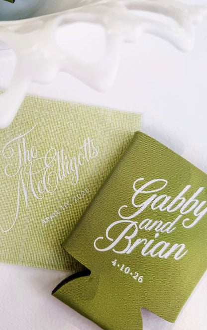 Last Name Cocktail Napkins