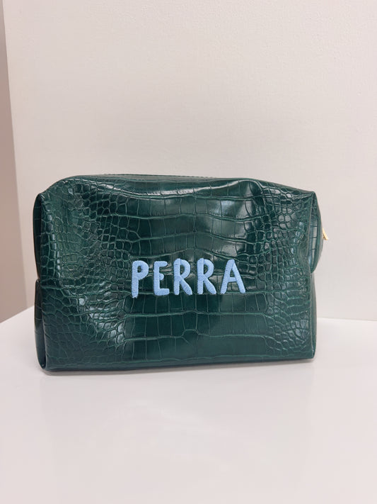 Croc Cosmetic Pouch