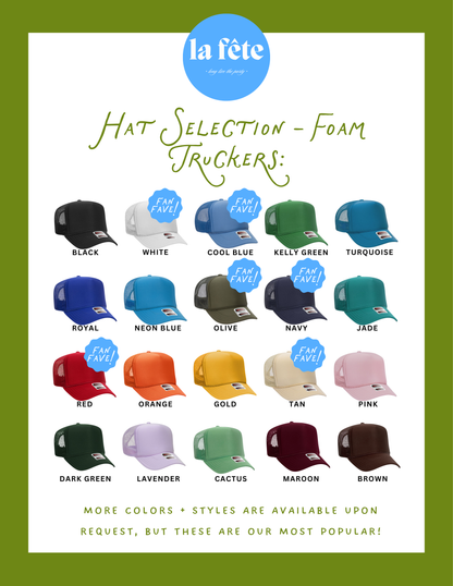 La Fête Bulk Hats!