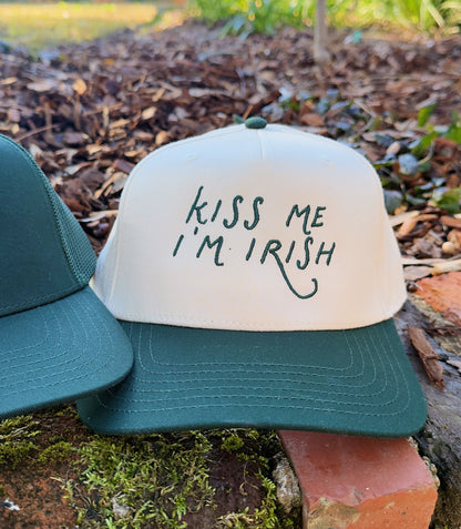 Kiss Me I’m Irish Embroidered Hat