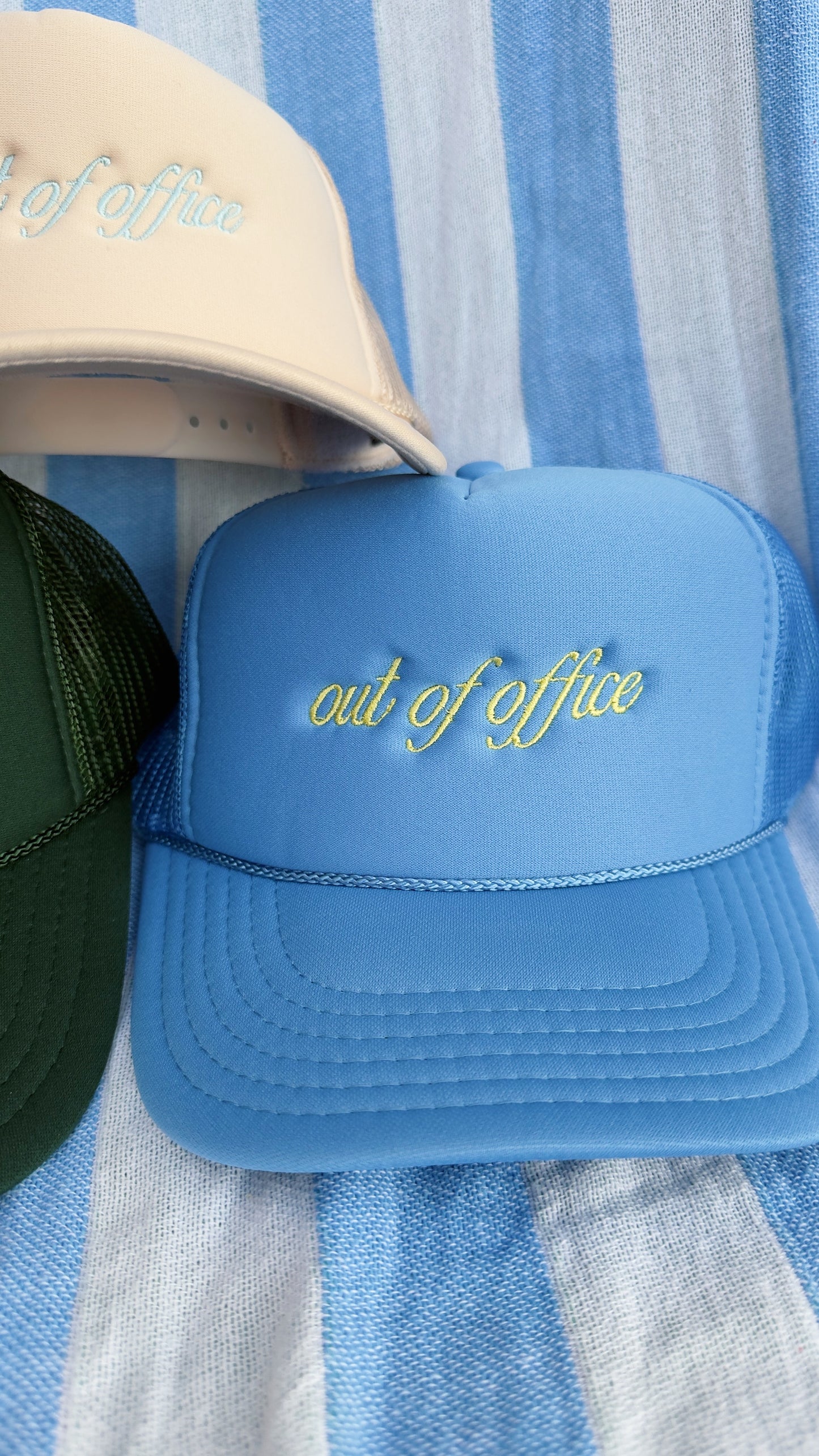 Out Of Office Embroidered Trucker Hat