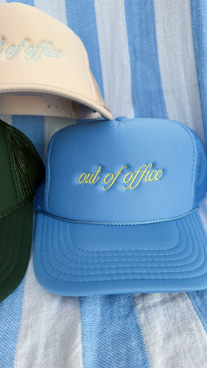 Out Of Office Embroidered Trucker Hat