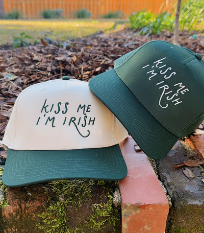 Kiss Me I’m Irish Embroidered Hat