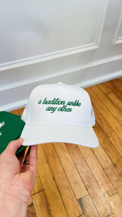 A Tradition Unlike Any Other Masters Embroidered Canvas + Mesh Hat