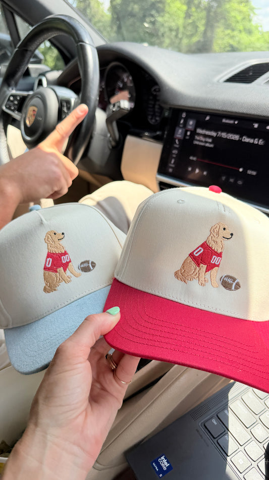 Golden Retriever Canvas Hat
