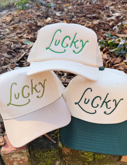 Lucky Embroidered Hat