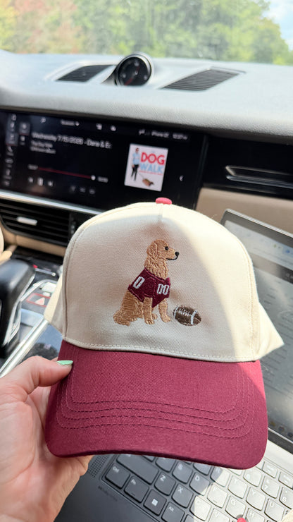 Golden Retriever Canvas Hat