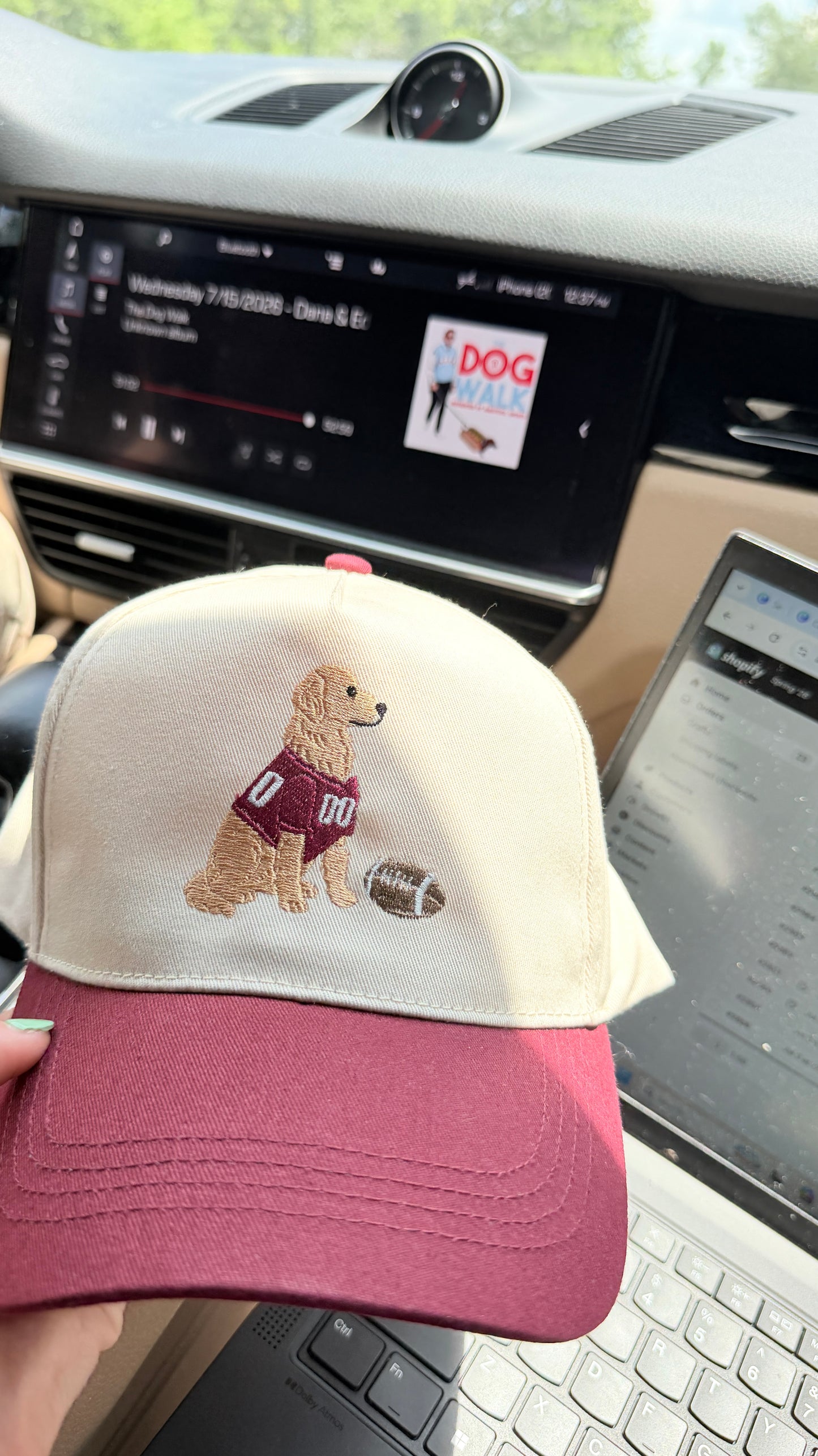 Golden Retriever Canvas Hat