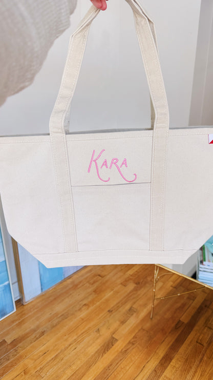 Medium Canvas Tote