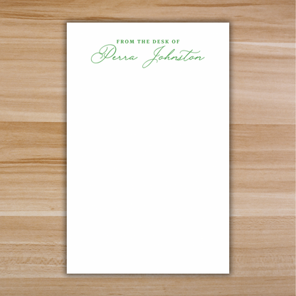 From the Desk of… Personalized Notepad
