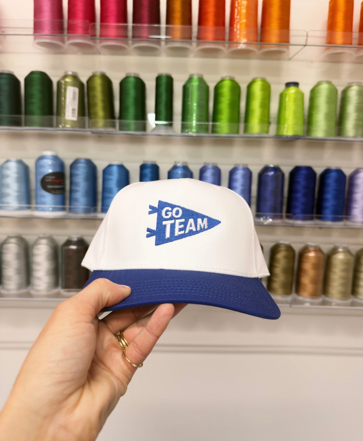 Go Team! Embroidered Hat
