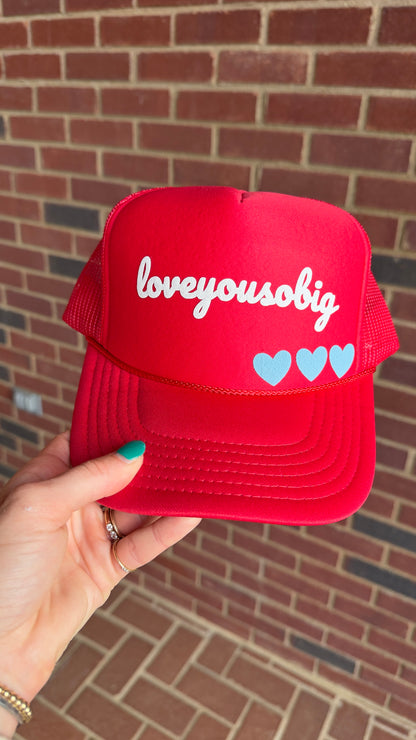 Loveyousobig + Hearts Trucker Hat