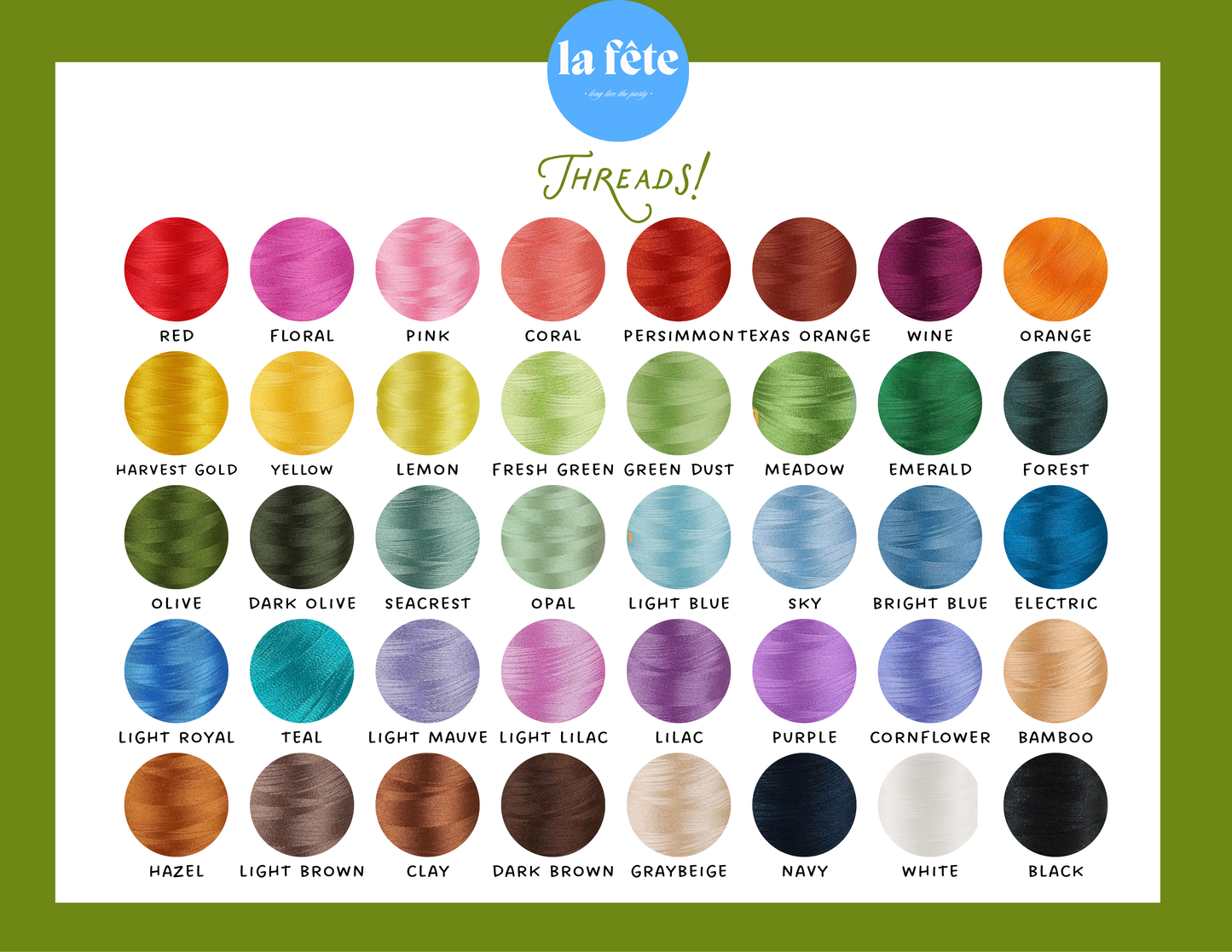 La Fête Bulk Hats!