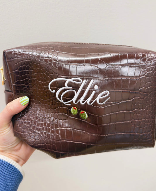 Croc Cosmetic Pouch
