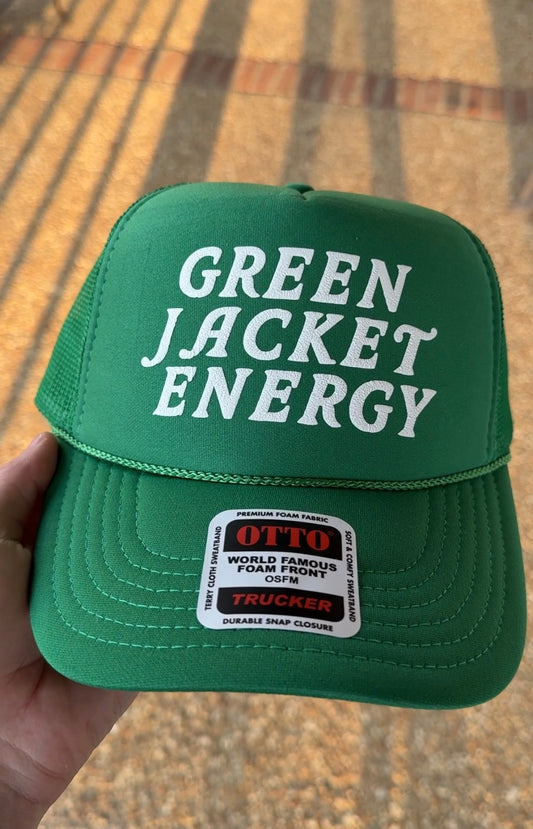 Green Jacket Energy Trucker Hat