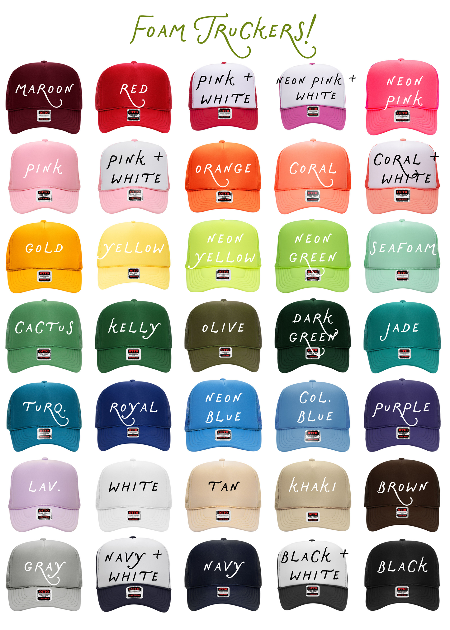 With Love! Custom Hats | Bulk